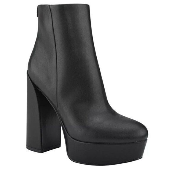 GUESS Women's Crafty 9.5M Heavy Platform Booties boots high heels,  club shoes - Picture 15 of 16